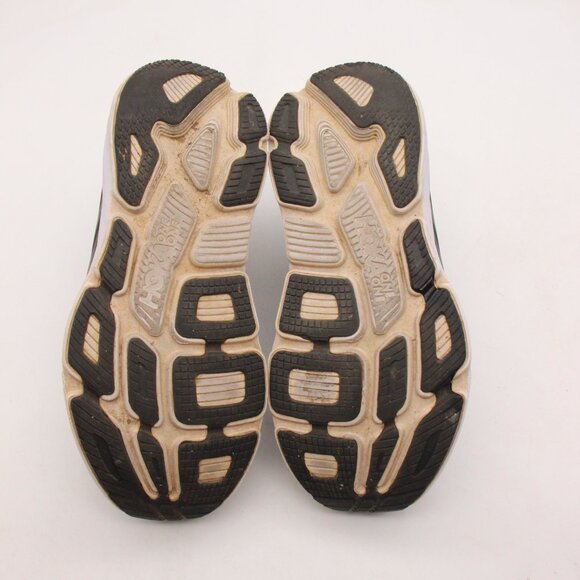 Hoka One One Bondi 7 Women's Size 9.5 Running  Sneakers Black White 1110519 BWHT - Picture 9 of 10